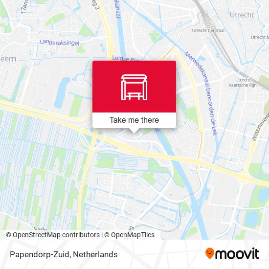 Papendorp-Zuid map