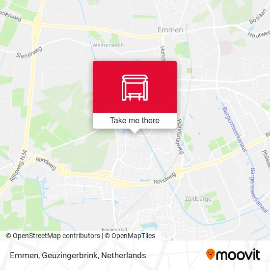 Emmen, Geuzingerbrink map