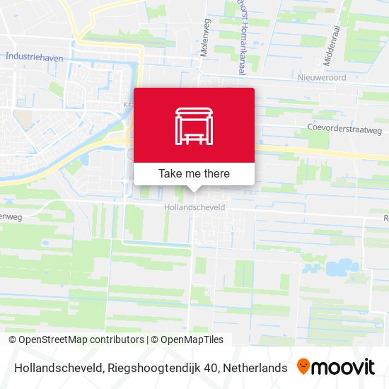 Hollandscheveld, Riegshoogtendijk 40 map