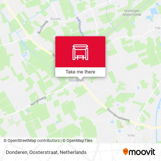 Donderen, Oosterstraat map