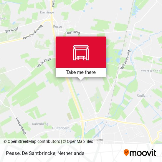 Pesse, De Santbrincke map