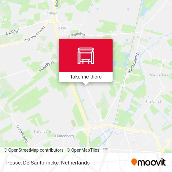 Pesse, De Santbrincke map