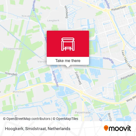 Hoogkerk, Smidstraat map