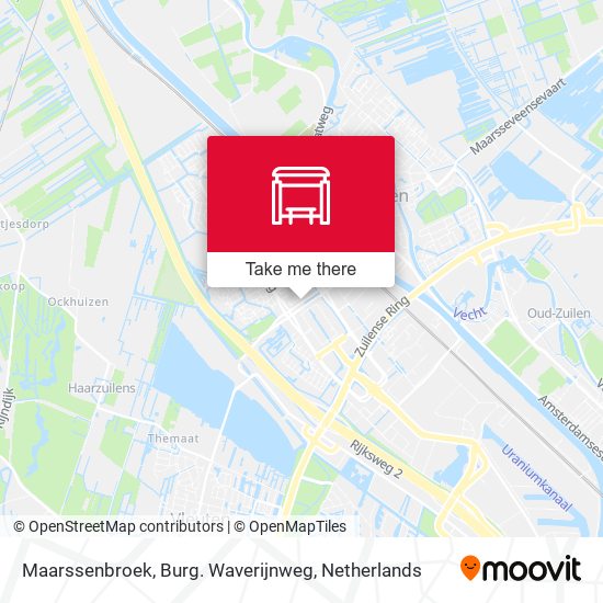 Maarssenbroek, Burg. Waverijnweg map