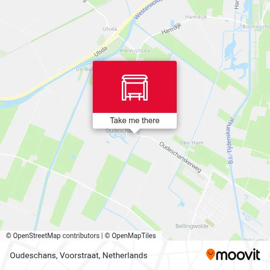 Oudeschans, Voorstraat Karte