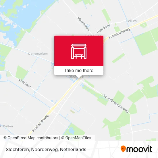 Slochteren, Noorderweg map