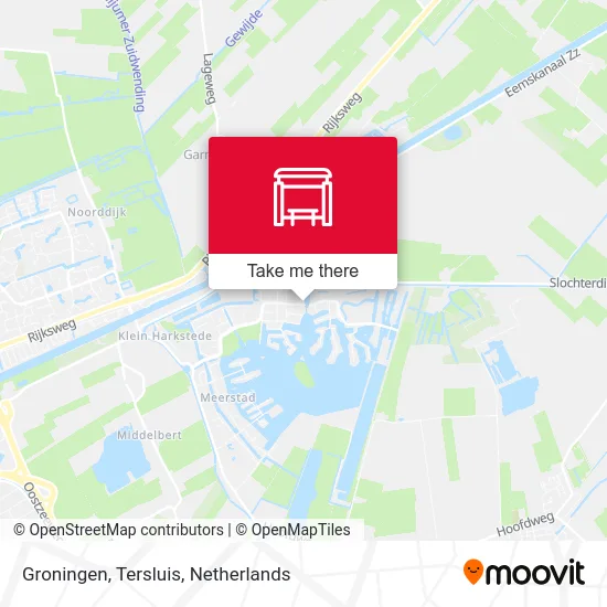 Groningen, Tersluis map