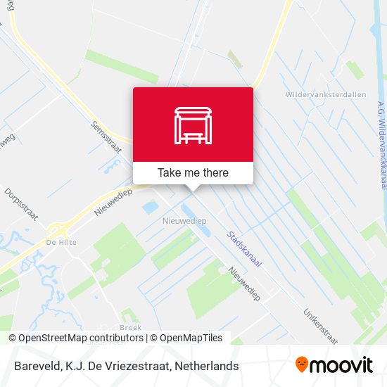 Bareveld, K.J. De Vriezestraat map