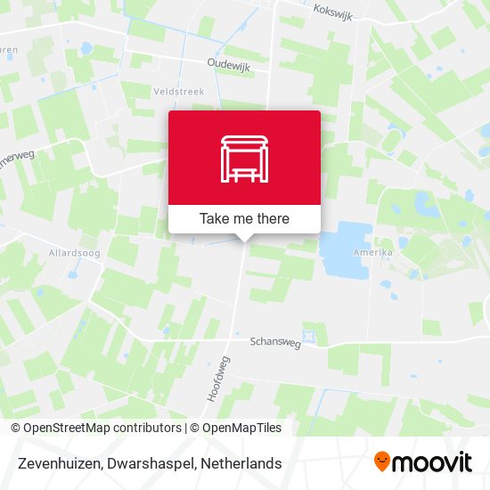Zevenhuizen, Dwarshaspel map
