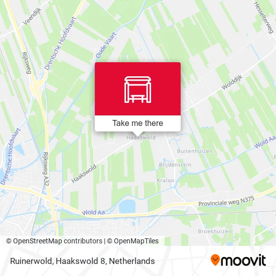 Ruinerwold, Haakswold 8 map