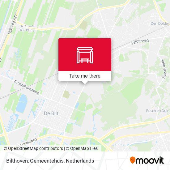 Bilthoven, Gemeentehuis map