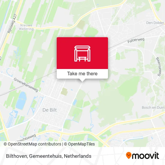 Bilthoven, Gemeentehuis map