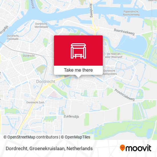 Dordrecht, Groenekruislaan map
