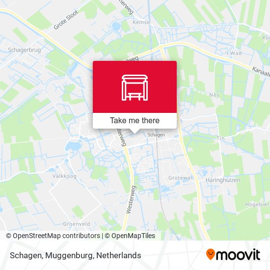 Schagen, Muggenburg map