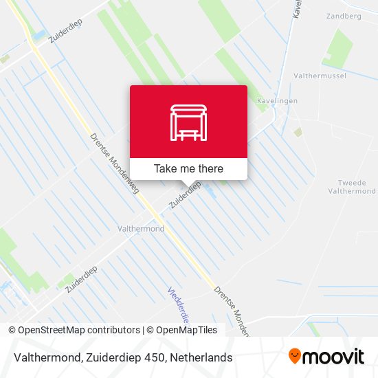 Valthermond, Zuiderdiep 450 map