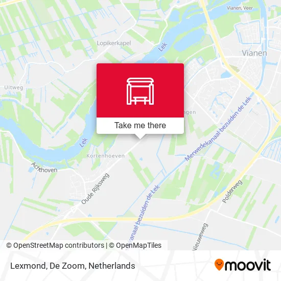 Lexmond, De Zoom map