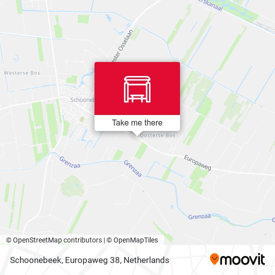 Schoonebeek, Europaweg 38 map
