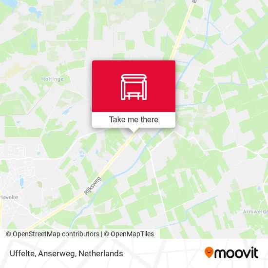 Uffelte, Anserweg map