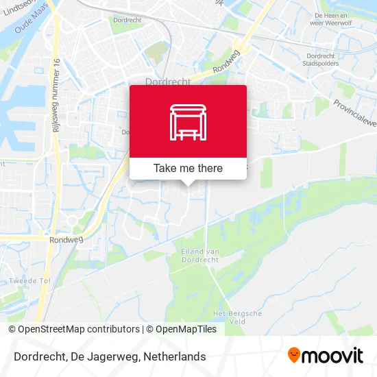 Dordrecht, De Jagerweg map