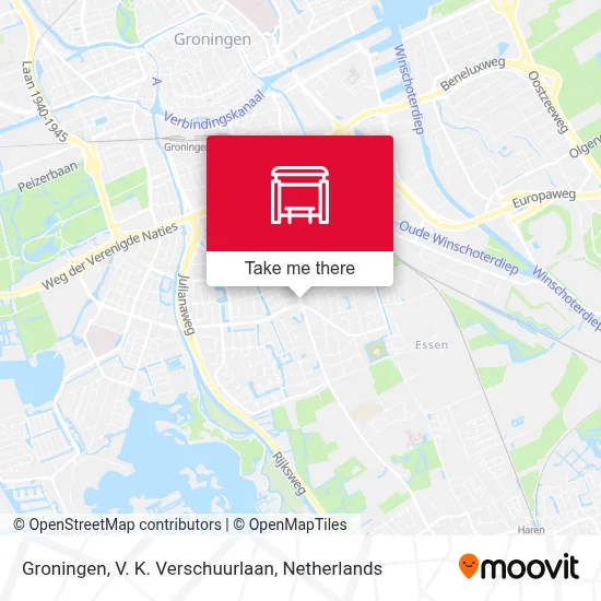 Groningen, V. K. Verschuurlaan map