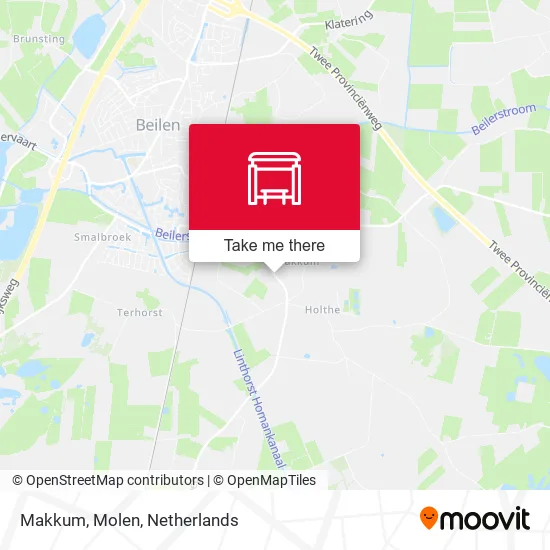 Makkum, Molen map
