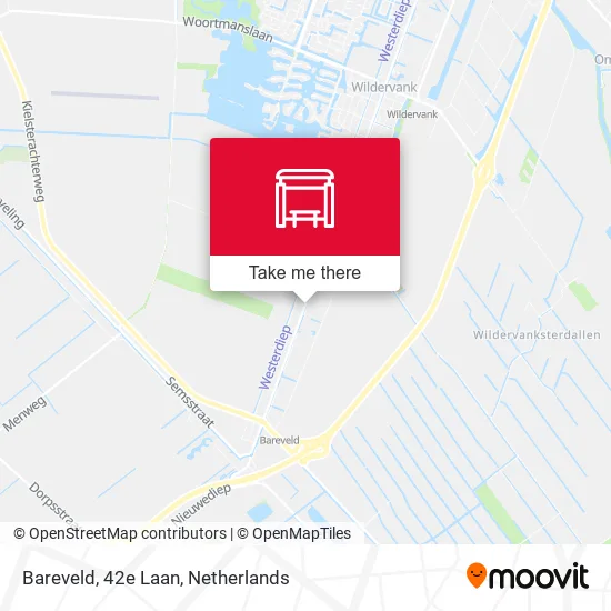 Bareveld, 42e Laan map