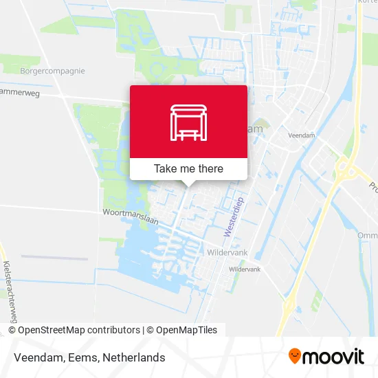 Veendam, Eems map