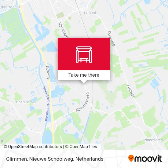 Glimmen, Nieuwe Schoolweg map