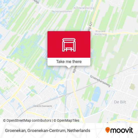 Groenekan, Groenekan-Centrum map