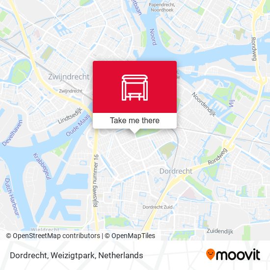 Dordrecht, Weizigtpark map