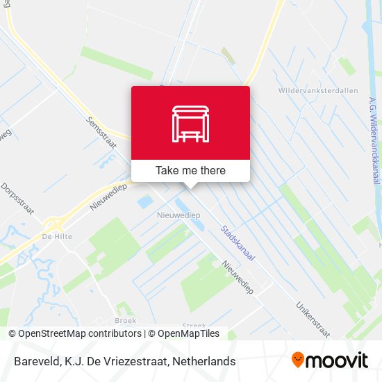 Bareveld, K.J. De Vriezestraat map
