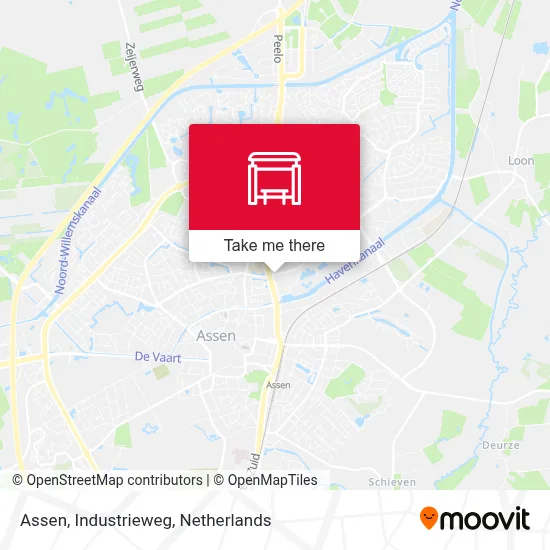Assen, Industrieweg map