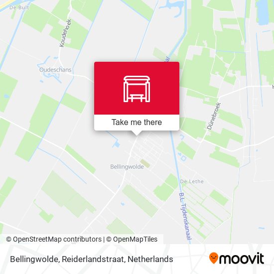 Bellingwolde, Reiderlandstraat map