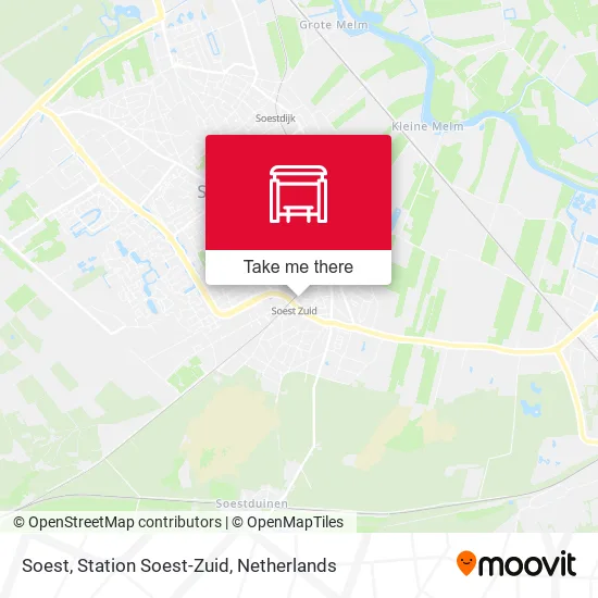 Soest, Station Soest-Zuid map