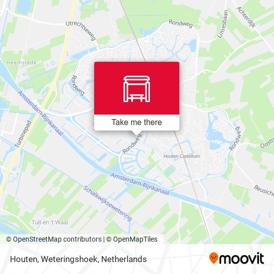 Houten, Weteringshoek map