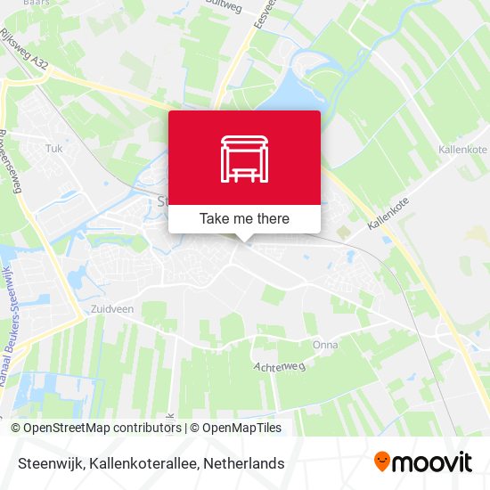 Steenwijk, Kallenkoterallee map