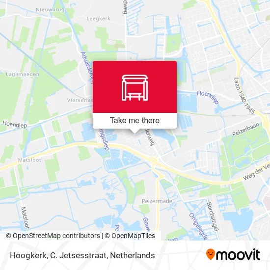 Hoogkerk, C. Jetsesstraat map