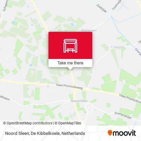 Noord Sleen, De Kibbelkoele map