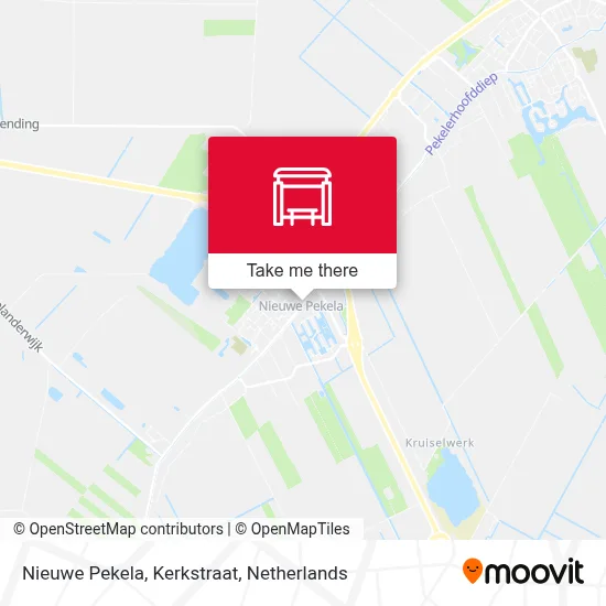 Nieuwe Pekela, Kerkstraat map