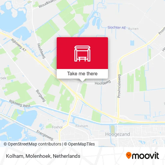 Kolham, Molenhoek map