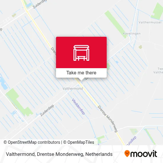 Valthermond, Drentse Mondenweg Karte
