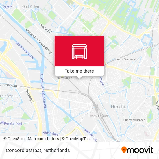 Concordiastraat map