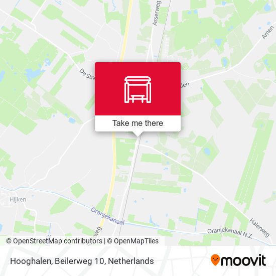Hooghalen, Beilerweg 10 map