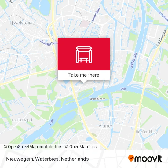 Nieuwegein, Waterbies map
