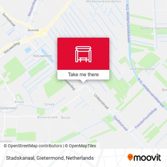 Stadskanaal, Gietermond map