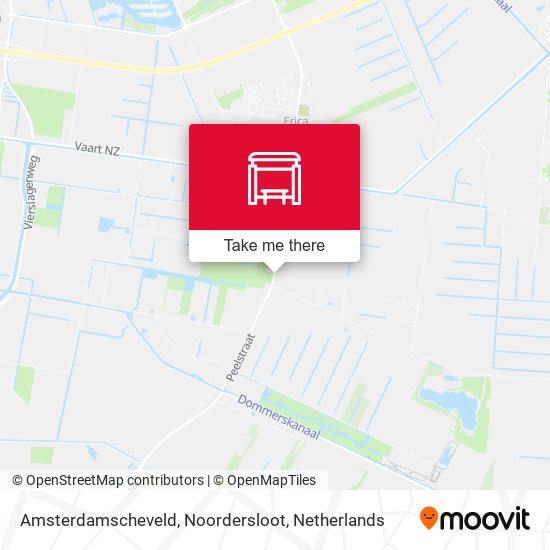 Amsterdamscheveld, Noordersloot map