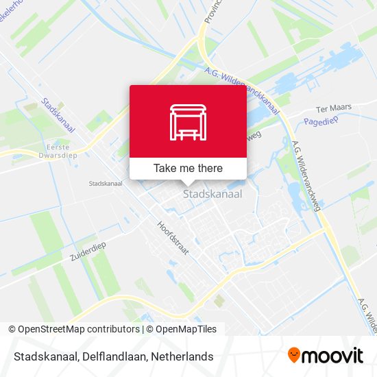 Stadskanaal, Delflandlaan map