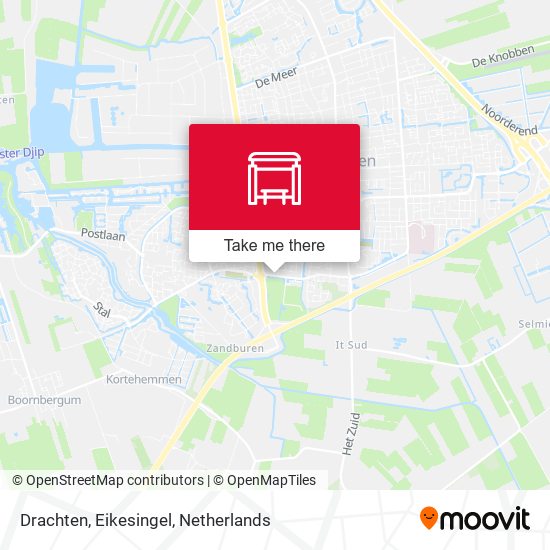 Drachten, Eikesingel map