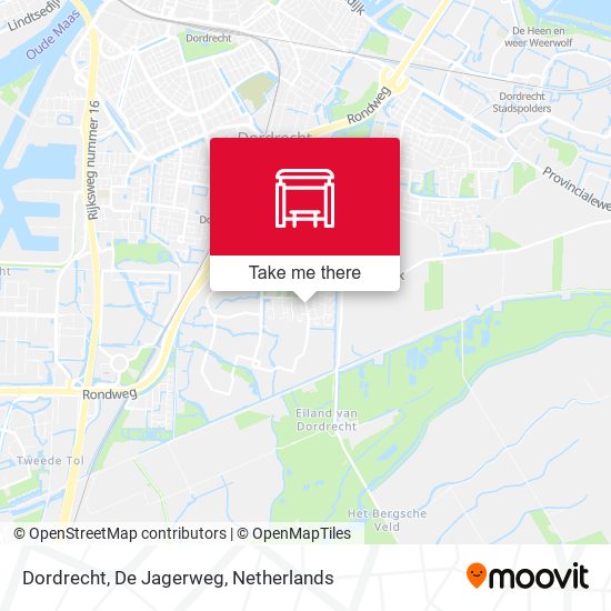 Dordrecht, De Jagerweg map