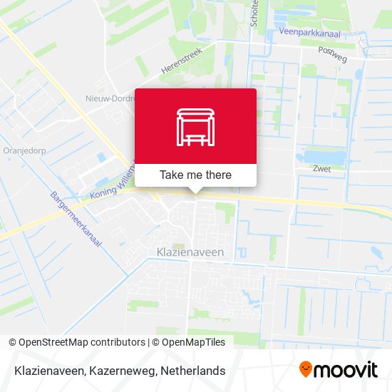 Klazienaveen, Kazerneweg map